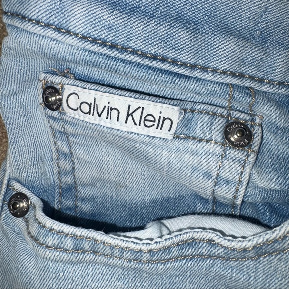 Calvin Klein High-Rise Skinny Ankle - Light Blue Jeans - Picture 9 of 10